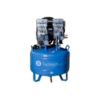Compresor technoflux: 30 litros y un cabezal de dos cilindros
