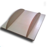 Tabla de boheler en madera barnizada para ejercicios de circunducción de tobillo