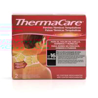 Thermacare cuello y hombro: parches térmicos terapéuticos para el dolor de cuello, hombro y muñeca (dos unidades)