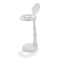 Lámpara LED de sobremesa con lupa 5 aumentos FLIP: para trabajos de precisión en estética, manicura o electrónica Lámpara LED de sobremesa con lupa 5 aumentos FLIP: para trabajos de precisión en estética, manicura o electrónica