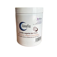 Aceite vegetal de Coco 100% puro, virgen y ecológico Kinefis (300 ml)