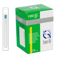 Agujas Acupuntura - Mango bañado en plata con cabeza redonda y con guía (Ener-qi)