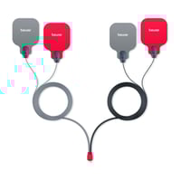BEURER ELECTRODOS GRIS/ROJO + CABLE PARA EM-59/89