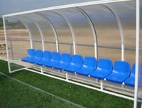 Banquillo de suplentes cuatro plazas