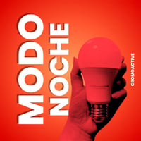 Bombilla luz roja modo noche sin flicker: 0% luz azul para dormir mejor