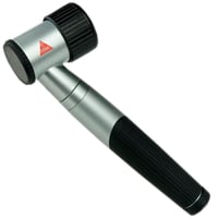 Dermatoscopio Heine mini 3000: con mango a pilas, disco de contacto y aceite para dermatoscopia