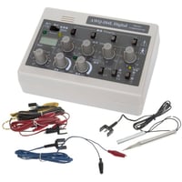 Estimulador de electroacupuntura AWQ-104L + Buscapuntos: Equipado con cuatro canales de salida