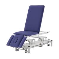 Camilla Eléctrica Galley Coinfycare: Siete Cuerpos, Triple Motor, Tapizado PU y Reposabrazos Abatibles para Estética y Fisioterapia Profesional
