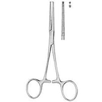 Pinza hemostática HARTMANN, recta, con dientes rectas 1x2 . 10cm (HASTA FIN DE EXISTENCIAS) Pinza hemostática HARTMANN, recta, con dientes rectas 1x2 . 10cm (HASTA FIN DE EXISTENCIAS)