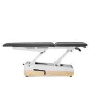 Camilla hidráulica Swop 2L Pro Hydro Physio: con cabezal largo con dos pistones, dos palancas para regular altura y 4 ruedas con giro 360º