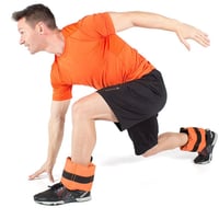 Par de Tobilleras/Muñequeras Lastradas O´Live (pesos disponibles)