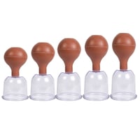 Ventosas de Plástico con Pera de Goma (cinco medidas disponibles)