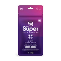 Zen Super Patch - Paquete de 30 parches. Tecnología vibrotáctil VTT 2.0 para calma, enfoque y bienestar mental
