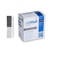 Aguja de acero siliconada con mango coreano y guía 1000 uds: bolsa 10 ud + 1guía