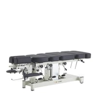 Camilla Eléctrica APPA Coinfycare: Seis Cuerpos, Cuatro Drops Ajustables y Control por Pedal para Quiropráctica Profesional