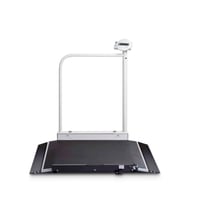 Báscula para silla de ruedas con transmisión inalámbrica Seca 677: con interface RS232 específico para diálisis FRESENIUS