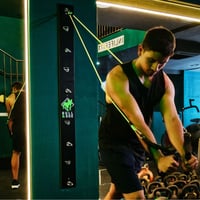 Bull & Box: Sistema de pared compacto para entrenamiento funcional completo, perfecto para espacios reducidos