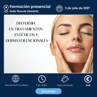 DIATERMIA RADIOFRECUENCIA EN TRATAMIENTOS ESTÉTICOS Y DERMATOFUNCIONALES - PRESENCIAL - 3 julio 2027