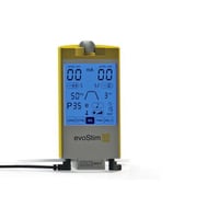 Unidad terapéutica EvoStim UG: dos canales de electroestimulación perineal. Compuesto por pilas, manual de instrucciones, cables de conexión y sonda vaginal o anal. Perfecto para la reeducación de la incontinencia