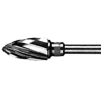 Fresa fabricada en carburo de Tungsteno 1644: Abrasión Gruesa. Ideal para el desbaste fuerte y agresivo de uñas