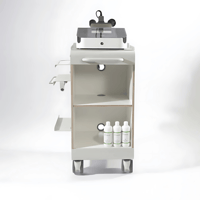 Carrito multifuncional para profesionales Häp en color gris claro