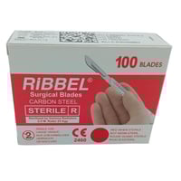 Hojas de bisturí desechables “RIBBEL” (Caja de 100 unidades)
