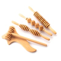 Kit de maderoterapia corporal anticelulítica (cinco elementos)