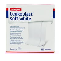 Leukoplast Soft White 6 cm x 5 metros: Strips y tiras de alta tolerancia cutánea (TNT)