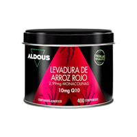 Levadura de Arroz Rojo con Coenzima Q10 Aldous (400 comprimidos)