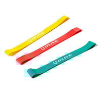 Elásticos Loops O'Live Ruberband: Ideal para trabajos de fuerza y equilibrio (mini bands)
