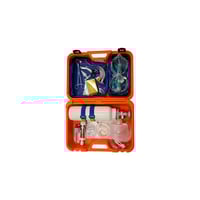 Maletín de reanimación con regulador de presión 15L + botella de oxígeno 2L (sin carga)