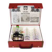 Maletín de ventosas de plástico con pistola: Juego de 15 ventosas (dispone de 11 medidas)