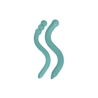 Masajeador Pélvico PERIDELL 4 Puntas Rígidas. Kit 2 Piezas