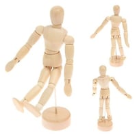 Muñeco Articulado en Madera 30 cm