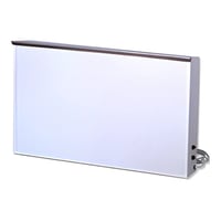 Negatoscopio mural acero esmaltado 2 pantallas