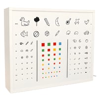 Optotipo para evaluación de agudeza visual para niños