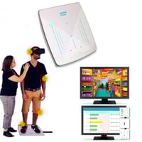 PhysioSensing Vestibular: Plataforma de fuerza V Vertigo y software de equilibrio para la reeducación vestibular