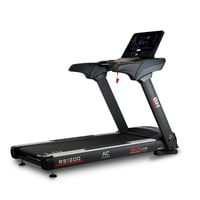 Cinta de correr RS1200 BH Fitness: con un motor de AC que alcanza los 22 Km/h y conectividad i.Concept FTMS