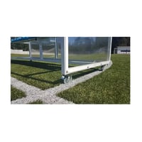 Juego de cuatro ruedas para traslación de banquillo de suplentes