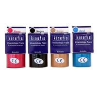 Pack Ahorro - 6 rollos Vendaje Neuromuscular - Kinefis Kinesiology Tape 5 cm x 5 metros