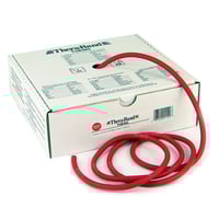 Thera Band Tubing 30.5m: tubos de látex de resistencia media - Color rojo