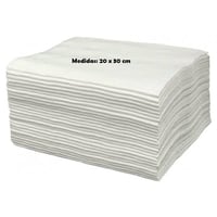 Toallas desechables de TST con alto poder de secado: 20 cm x 30 cm (pack de 100 unidades)