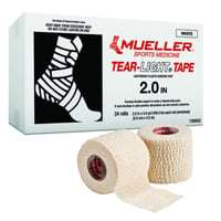 Caja de Vendas Adhesivas Elásticas Rasgable Mueller Tear-Light Tape® Blanco - Varias medidas