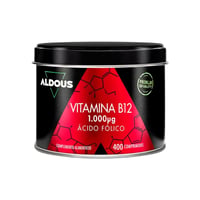 Vitamina B12 con Ácido Fólico Aldous (400 comprimidos)
