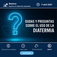 WEBINAR: Expertos en Diatermia responden - Vía Zoom - 26 febrero 2027 WEBINAR: Expertos en Diatermia responden - Vía Zoom - 26 febrero 2027