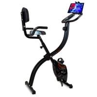 Bicicleta estática con respaldo EVO B1500 Tecnovita + Soporte Móvil y Tablet: su diseño exclusivo con respaldo te proporciona un confort máximo inigualable