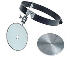 Espejos frontales, lámparas frontales y lámparas de exploración