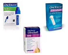 Accesorios y consumibles de glucómetros
