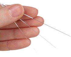 Punción Seca, Agujas y Desinfección