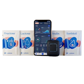 健康管理・計測計 FoodMarble AIRE 2 + Food Intolerance Kit FoodMarble AIRE 2: Analizador digestivo portátil para control de
